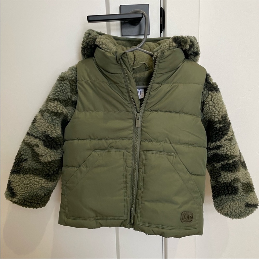 Gap baby 2 way jacket double zip 2 years old